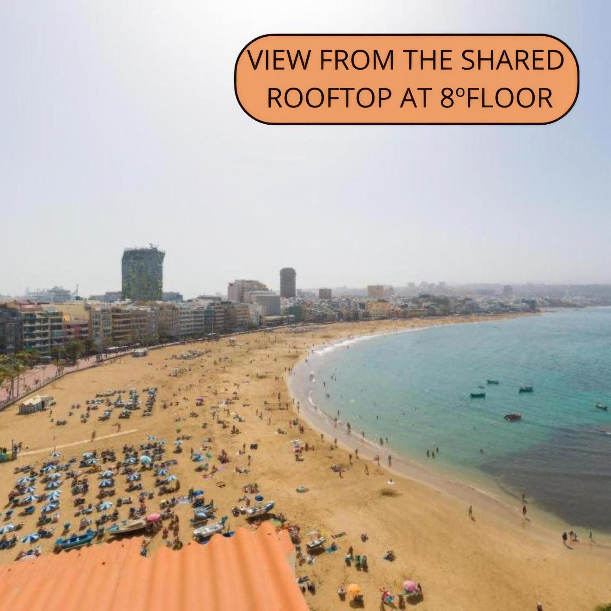 Casita Canaria Playa Beachfront Access & Lateral Ocean View With Terrace Las Palmas de Gran Canaria Exterior photo